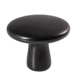 Amogeeli 2pcs Natural Black Obsidian Stone Cabinet Knobs with Screws, Decorative Crystal Coat Hooks Stone Pull Handles for Drawer Dresser