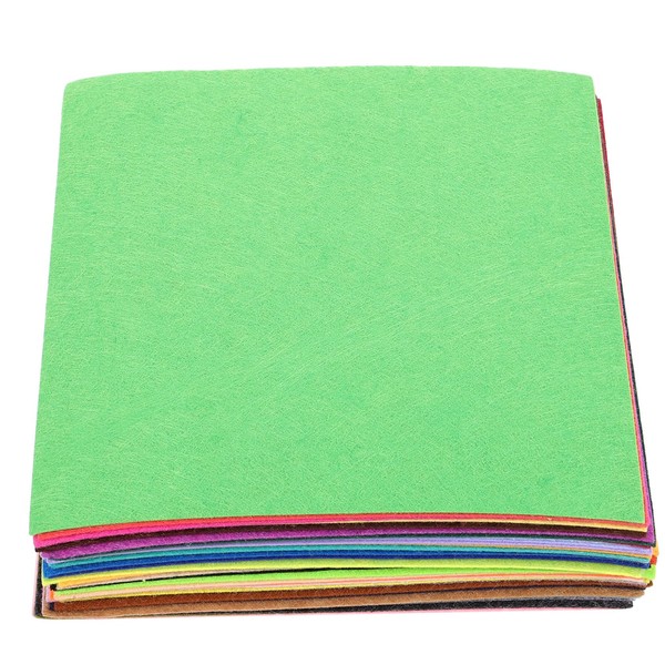 STOBOK 40sheets Strong Non-Woven Felt Sheets for DIY Crafts Quilting