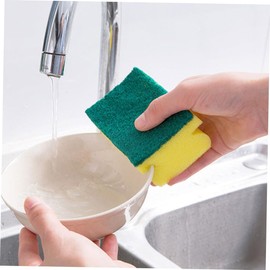 FELTECHELECTR 10pcs Dish Cleaning Sponges Scratch-Resistant Scrubber for Kitchen Utensils Tableware and Sinks Reusable and Multi-Functional Cleaning Pads
