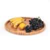 Bamber Large Size Bamboo Serving Tray, Oval, 15.5 x 11.8