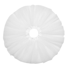 TRADERPLUS Women's Classic Tulle Tutu Skirt Petticoat Ballet Bubble (White)