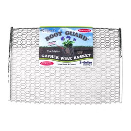 Diggers Mighty 109 12 Rodent and Gopher Plant/Root Guard 3 Gallon Size Baskets 12" Diameter X 9" Deep