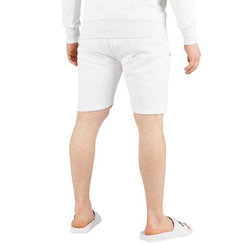 ellesse Noli Fleece Shorts White Marl