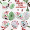 Norme 2 Rolls Christmas Pastel Nutcracker Ribbon 2.5 Inches Wide