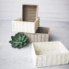 Zeller 18094 Storage Baskets Set of 2 Paper Wicker 24