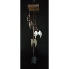 Angel Wing Wind Chimes Hall Pottery Ceramic