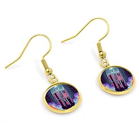 Excellent Adventure Drop Dangle Earring, Gold