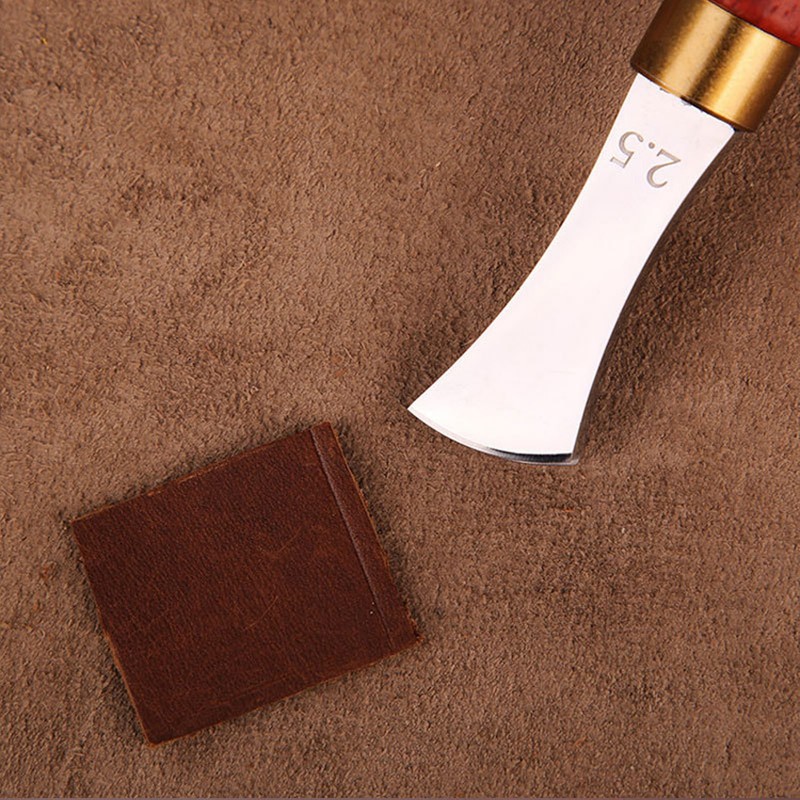 4pcs Leather Edgers Sharp Professional Trimming Working Kit with Wooden