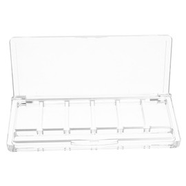 OHPHCALL Full-Range Makeup Palette 6 Compartment Eyeshadow Blush Set Travel-Sized Sturdy Stylish