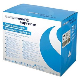 Sempermed 06665 Supreme Surgical Gloves, Small 6.5 (Pack of 50)