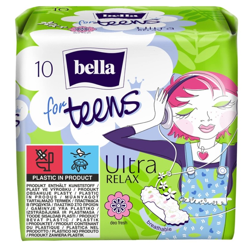 Bella For Teens Ultra Binden Relax: Ultradünne Binden Für Teenager,