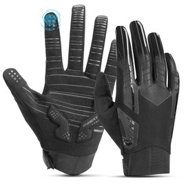 ROCKBROS Cycling Gloves Men Women Touchscreen for Spring Autumn Hiking Camping Outdoor Activities