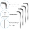 Spring Hinge Tension Pin Replacement Kit, Includes 20 Stainless Steel