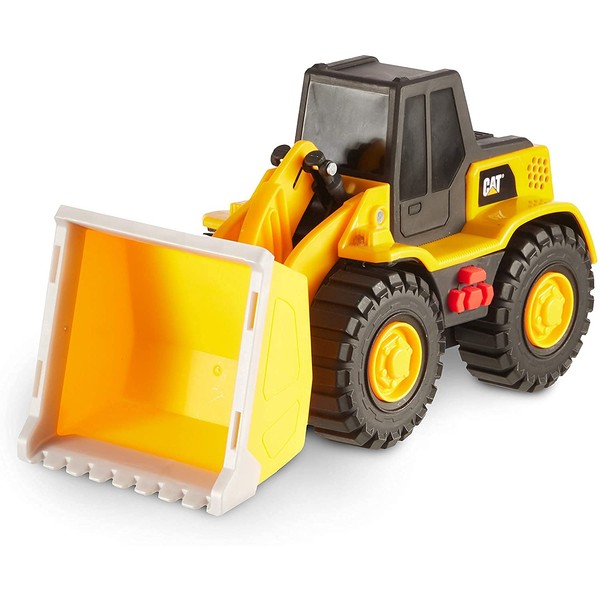 CatToysOfficial 10" CAT Construction Tough Machines Toy Wheel Loader With Lights & Sounds Realistic Lights & Sounds + Rumbling Action Ages 3+