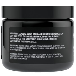 Hair Styling Wax For Men | Professional Medium Hold | Use on All Hair Types to Sculpt Natural, Classic + Ultra Controlled Styles | Made in the USA | 2 oz, Scented