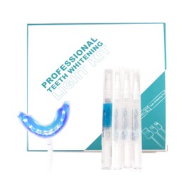 Deluxe Teeth Whitening Kit with Multiple Percentages of Carbamide Peroxide Tooth whitening Gel Made in USA (3 Carb 1 Rem Pen Iled, 44% Whitening Gel)