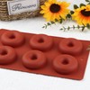 6 Cavity Donut Silicone Chocolate Molds Doughnut Pan Baking Mold