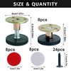 VINEST Pack of 8 Furniture Feet Adjustable 43-52 mm, Anti-Collision