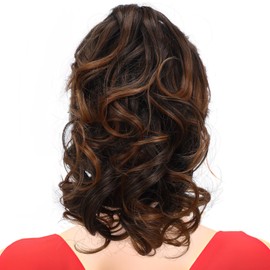 NOLITOY Curly Ponytail Extension Human Hair Hair Piece Curly Closure Wig Hair Extensions Ponytail Extension Claw Clip Ponytail Wigs For Women