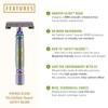 VIKINGS BLADE Double Edge Safety Razor + 5 Swedish Steel