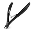 BEZOX Precision Cuticle Nippers (4mm) - Professional Half Jaw Cuticle