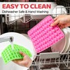 Gummy Candy Molds with 2pcs Droppers, Silicone Bear Dinosaur Fruit