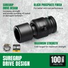 SK 3/8" Drive Universal Swivel Impact Socket Set, Metric Socket