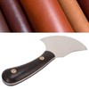 Leather Cutting Knife High Hardness Fine Polishing Semi Circular Leather
