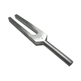 Diapason para Diagnóstico Médico Sin Sordina, Instrumento Clínico para Evaluación Neurológica y Pruebas Auditivas, Acero Inoxidable. (512C)