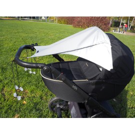 Dragon Sail + Pushchair Sun Shade and Rain Cover with Black Details