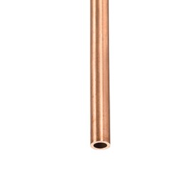 DTGN 6mm x 1mm x 300mm(ODxWall TXL) Copper Tube - 1Pack - Good for Machinery Equipment DIY Decorative Frame - Round Metal Tubing