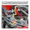 Solid Brass 3/4 Inch Heater Control Valve, 4-way Automobile Heating