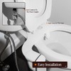 ANGORA Bidet Attachment for Toilets - Ergonomic, Adjustable Pressure, Self