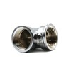 DOJA Barcelona 90° Threaded Fitting Made of Chrome-Plated Brass 1/2