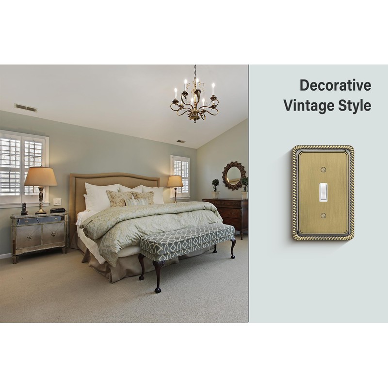 Henne Bery Rope Edge Decorative Wall Plate Switch Plate Outlet