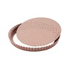 Wiltshire Rose Gold Perforated Quiche and Tart Pan, Round, Non-Stick,
