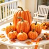 7 Calabazas Artificiales, Calabazas Decorativas de Halloween