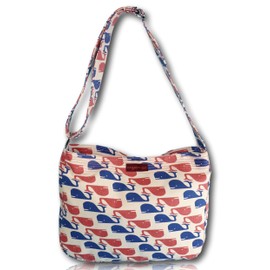 bungalow 360 Large Messenger Bag (Whales) SUPER SALE