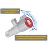 Lazardo Set of 2 angle valves made of stainless steel