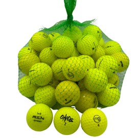 Golf Ball Planet 50 Pack Used Golf Balls Yellow Mix (Yellow Mix 4A / Near Mint)