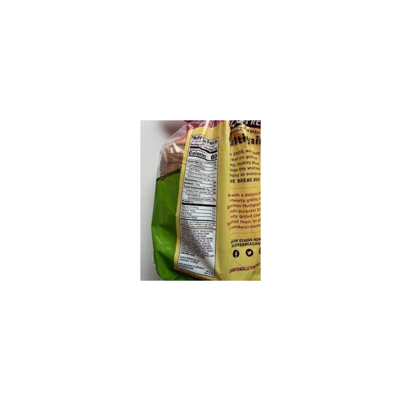 Generic Canyon Bakehouse Gluten Free Bread Multigrain ~ 100% Whole