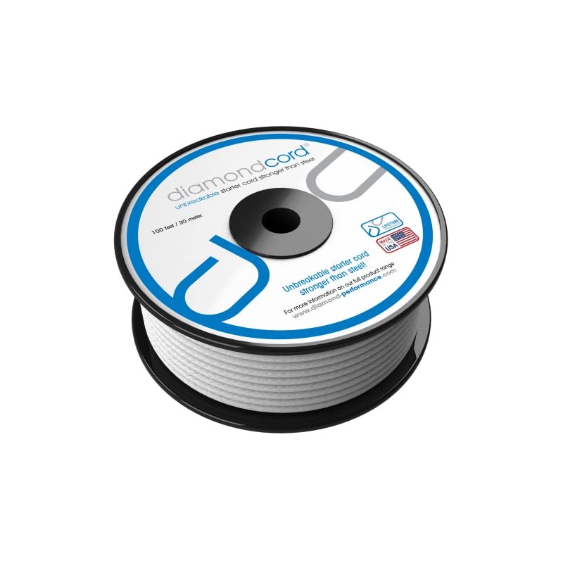 diamondcord 100 Feet by 2.8mm Unbreakable Gas Engine Pull Starter