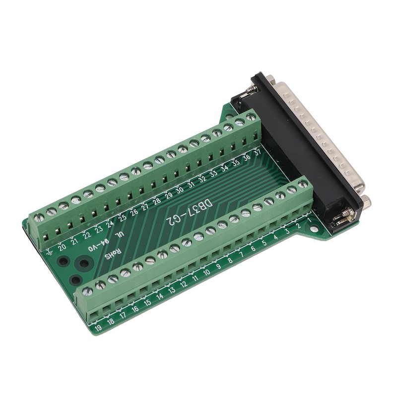 DB37 Breakout Connector Terminal Board Straight PCB Insulated Anti Interference