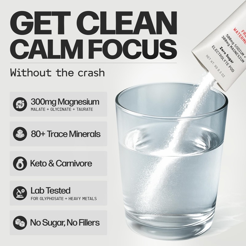 opensource 300mg Triple Magnesium Electrolyte Powder Packets for Calm &