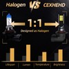 CEXHEHD 2pcs Fog Lights Fits for 2005 2006 2007 2008