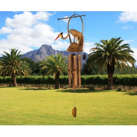 Woodstock Chimes Asli Arts Collection, Gooney Bamboo Chime, 37'' Gilbert Bamboo Wind Chimes for Outdoor, Patio, Home or Garden Décor (CGB436)