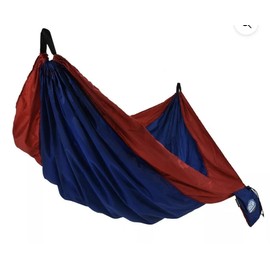 EQUIP Red & Navy Lightweight Portable Travel 1 Person Hammock 116” x 59” New with Tag