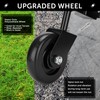 YONSIN 4.3" Heavy Duty Caster Wheel with Spring Loaded for