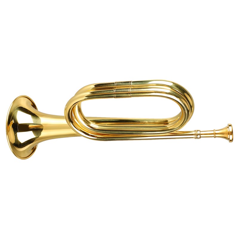 Military Style Trumpet C Key Brass Easy to Play Trumpet