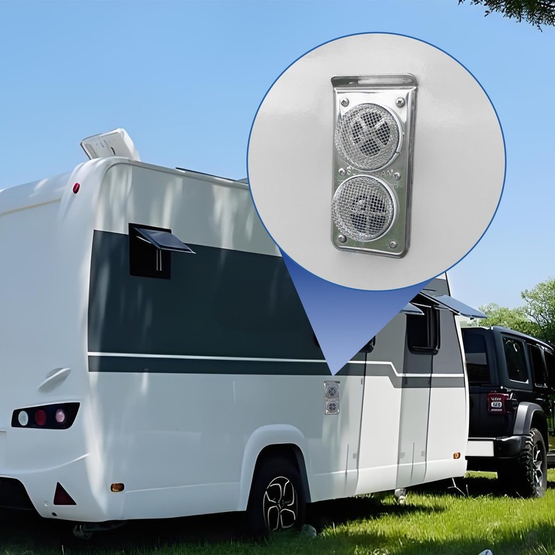 Donext RV Furnace Vent Cover, 2 Pack RV Vent Screen